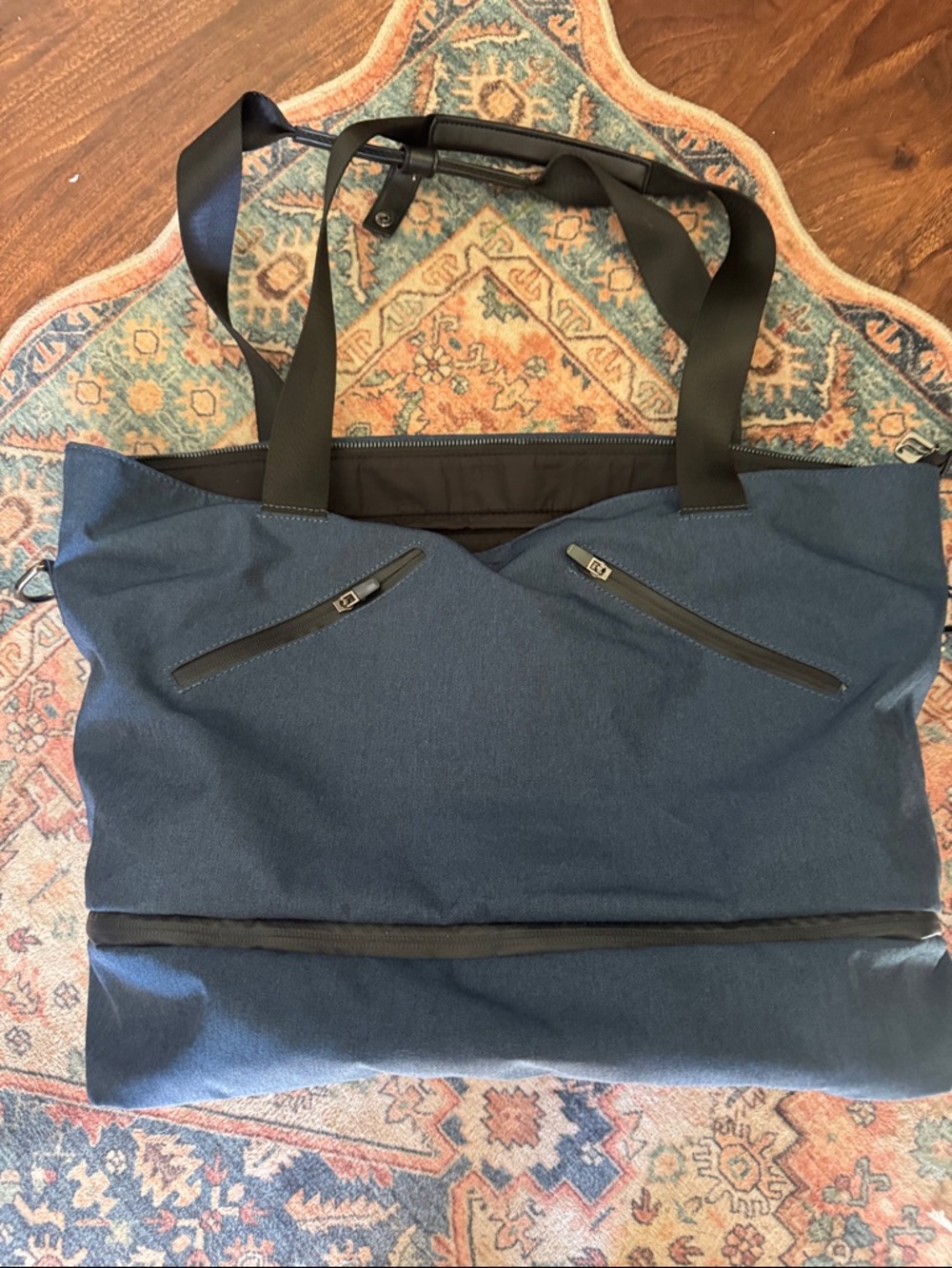 Blue fabletics the core tote